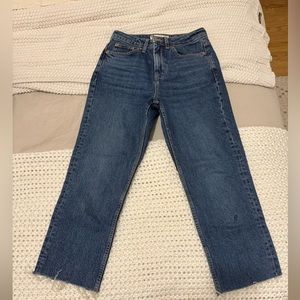 Topshop Petite Straight Jeans